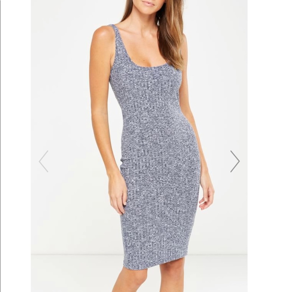 Cotton On Kimi Scooped Bodycon Midi Dress